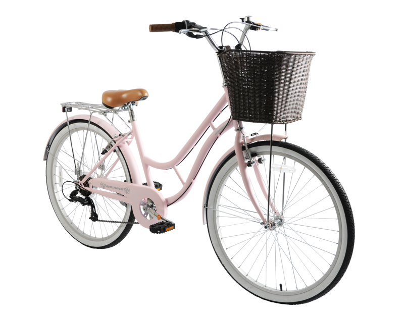 Ammaco Broadway Lifestyle Bike Pastel Pink-1